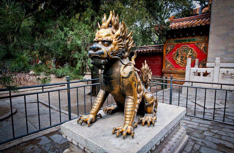 Ming dynasty, Forbidden City, lion, Beijing