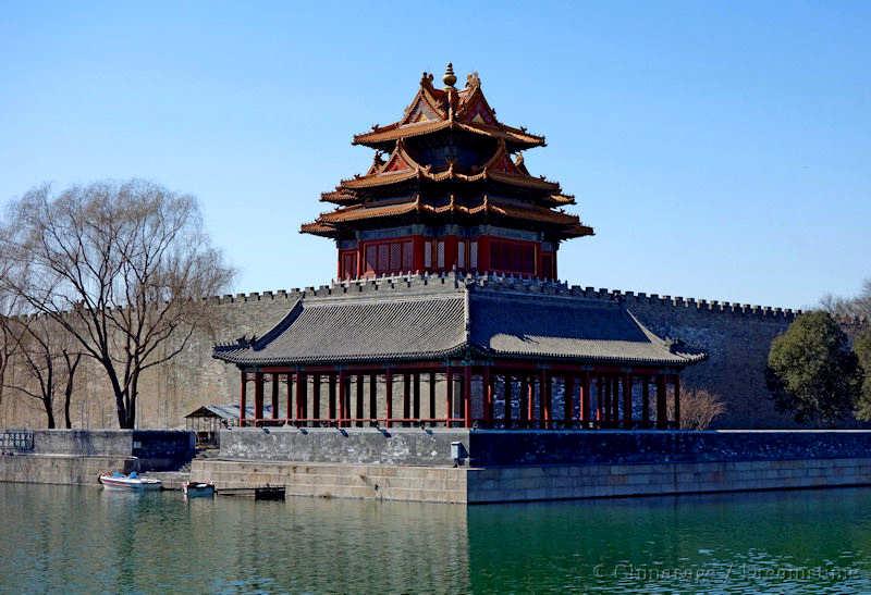 Forbidden City, tower, architecture